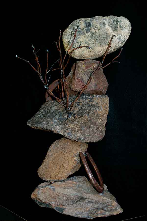 high desert cairn